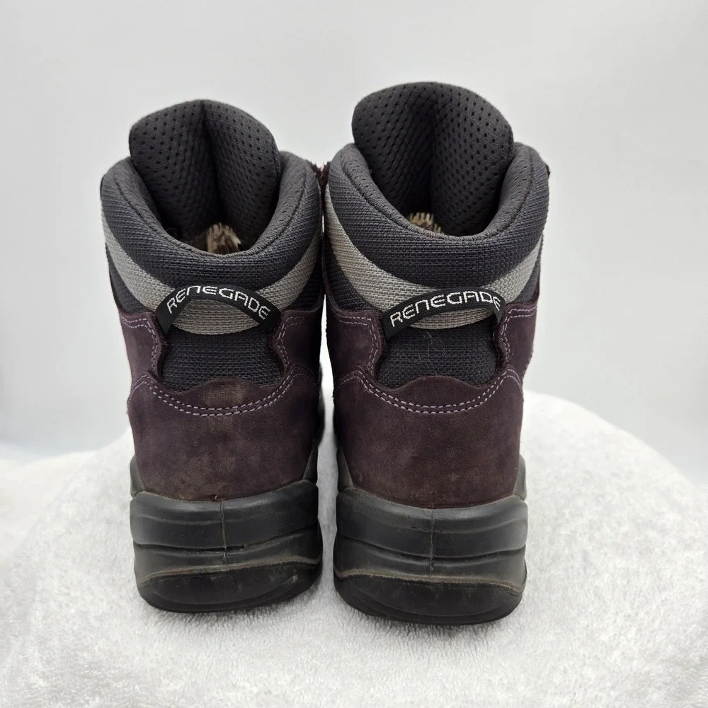 Lowa Women's Size 6 Renegade GTX Mid Gore-Tex Vibram Hiking Boot Purple Outdoor
